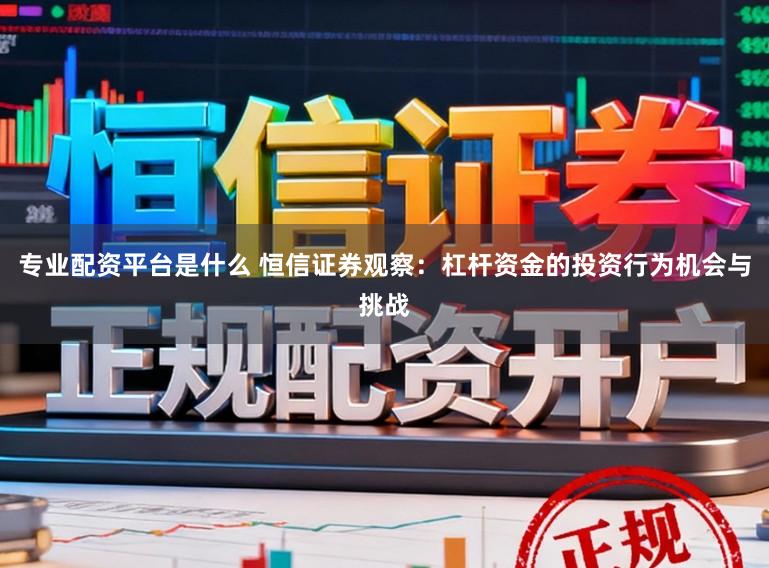 专业配资平台是什么 恒信证券观察：杠杆资金的投资行为机会与挑战